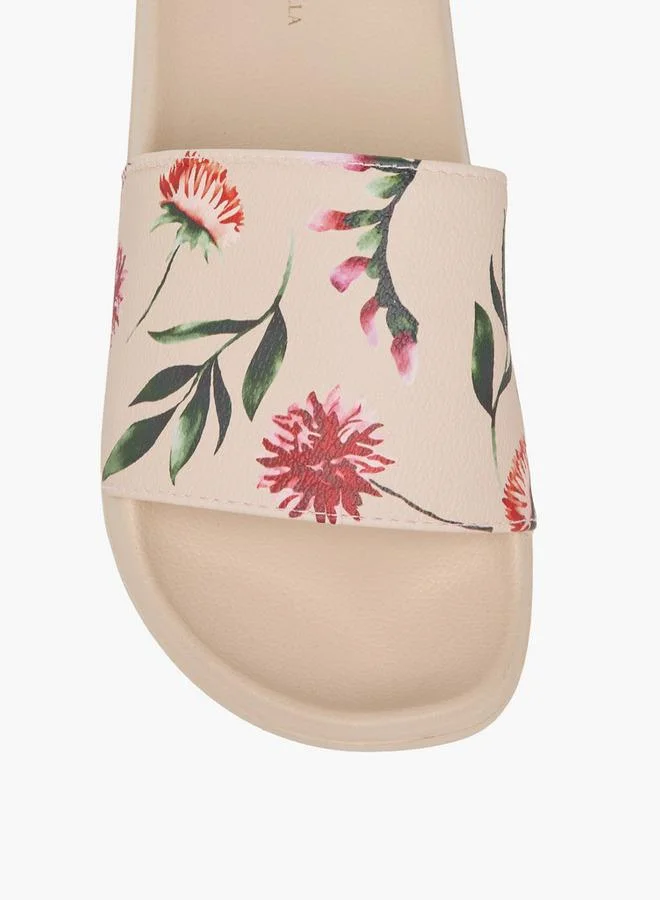 Flora Bella By Shoexpress PINK Flora Bella Women Slides for Women | Best Price UAE
