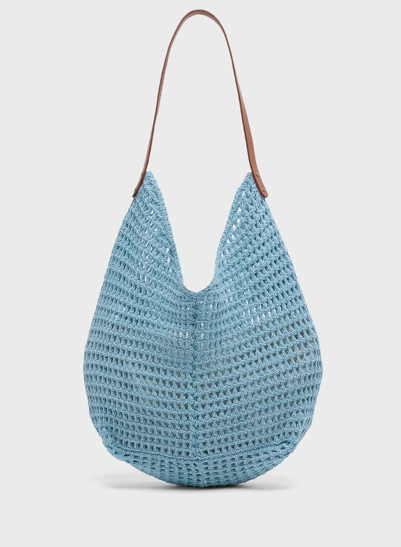 جينجر Crochet Design Tote Bag