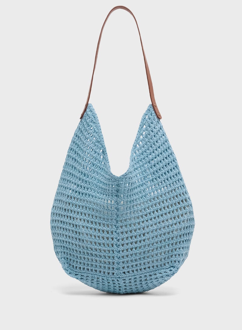 Ginger Crochet Design Tote Bag - Image 2