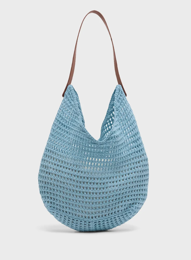 جينجر Crochet Design Tote Bag