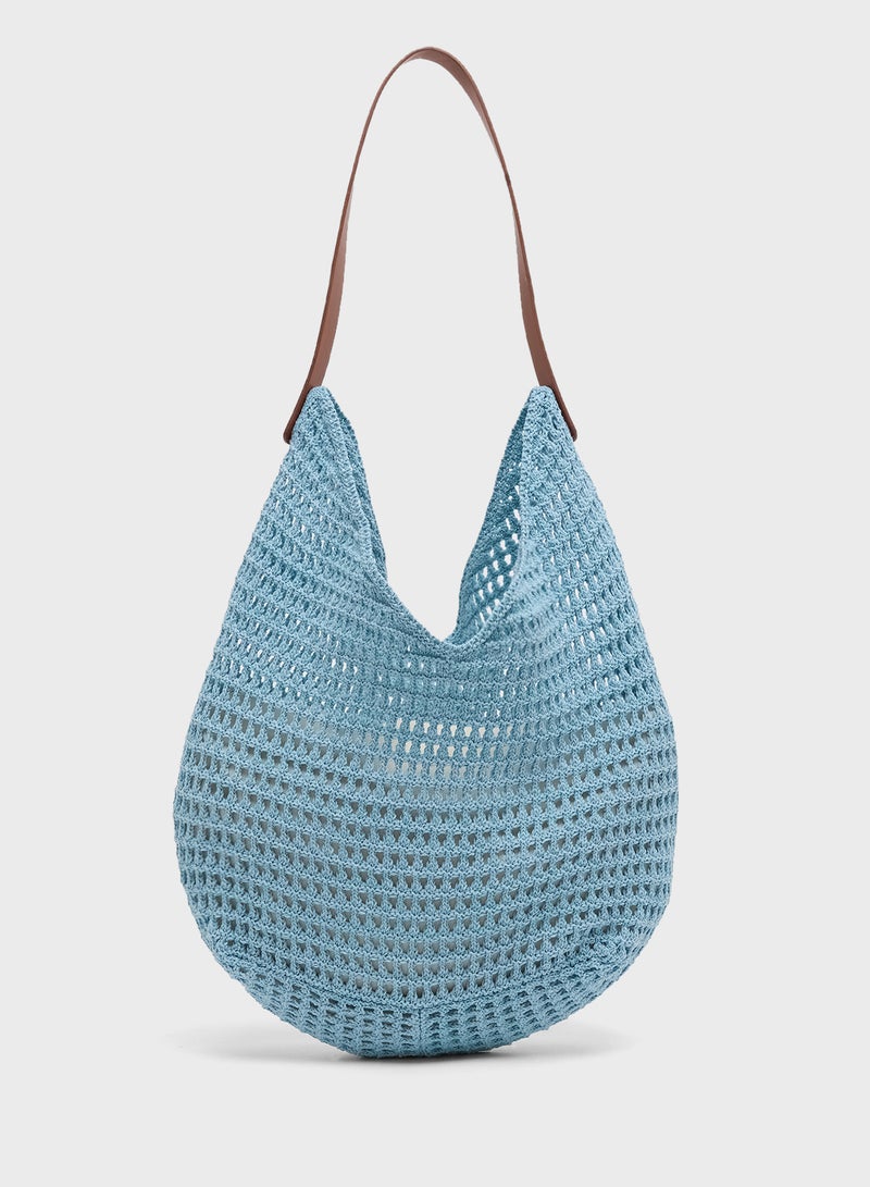 Ginger Crochet Design Tote Bag - Image 1
