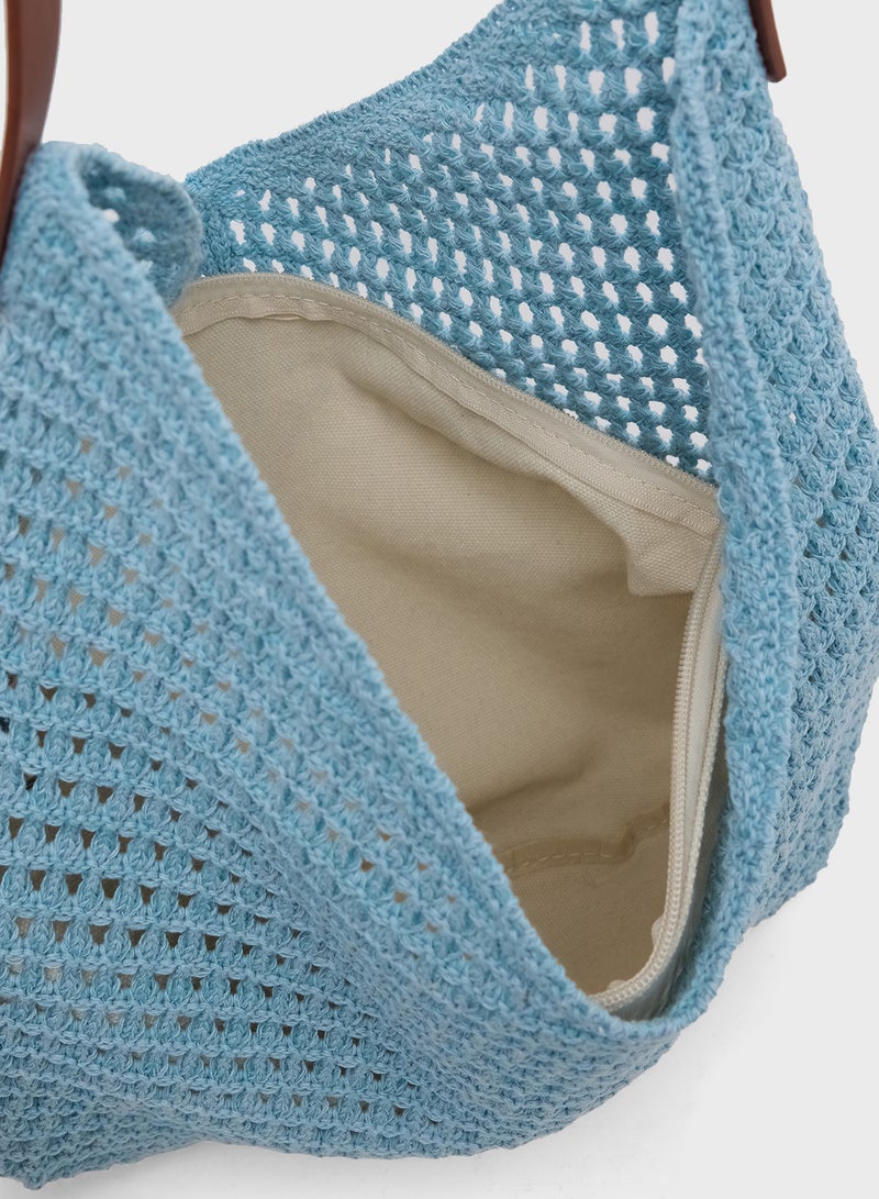 Ginger Crochet Design Tote Bag - Image 5