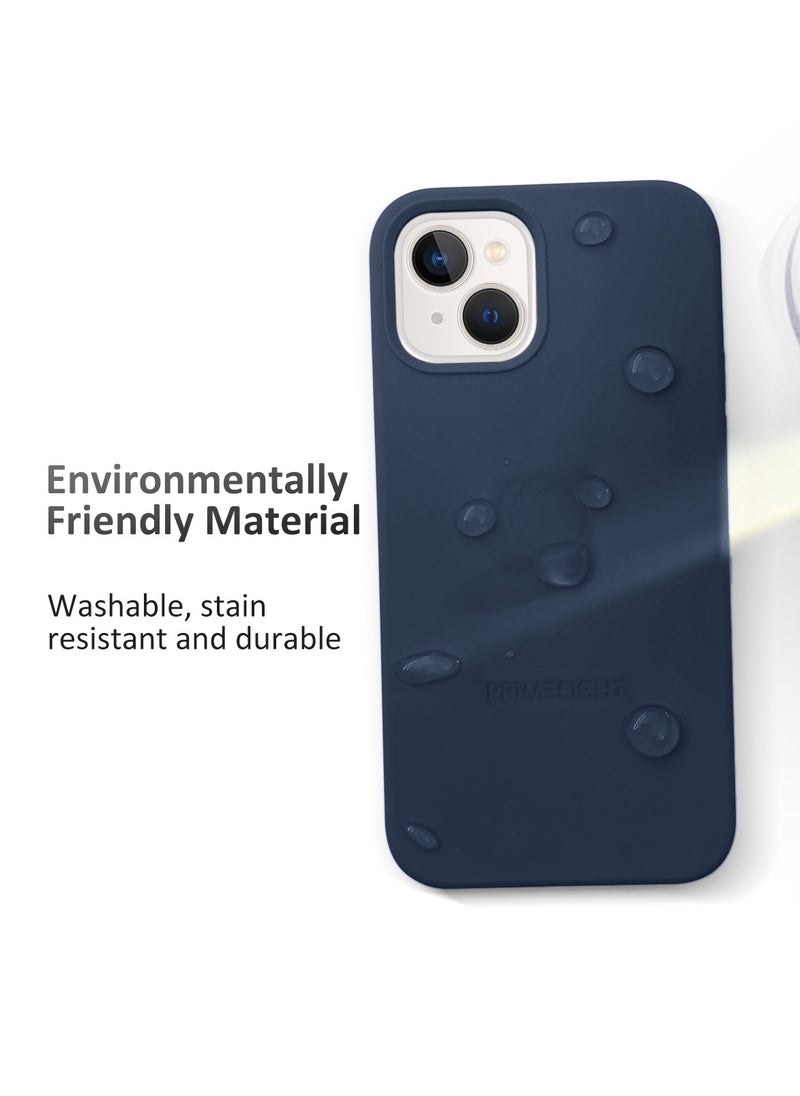 PRIMEEIGHT - iPhone 15 Case 6.1 Inch Shockproof Curved Edges Apple iphone 15 Case Anti Scratch iphone 15 Protective Case BLUE - Image 1