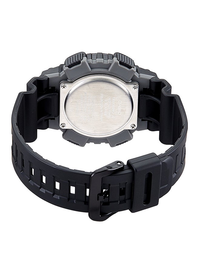 CASIO Men Resin Analog & Digital Watch AEQ-110W-1AVDF - 52 mm - Black - Image 2