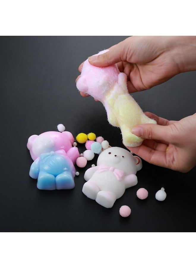 DAT Cute Pastel Animal Squishy Stress Relief Toy - Soft & Fun Decompression Squeeze Toy for Stress Relief & Relaxation | Available in Multiple Colors - Image 1