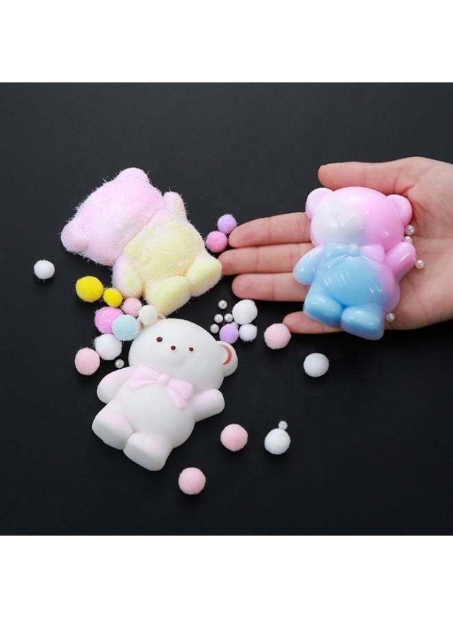 DAT Cute Pastel Animal Squishy Stress Relief Toy - Soft & Fun Decompression Squeeze Toy for Stress Relief & Relaxation | Available in Multiple Colors - Image 2