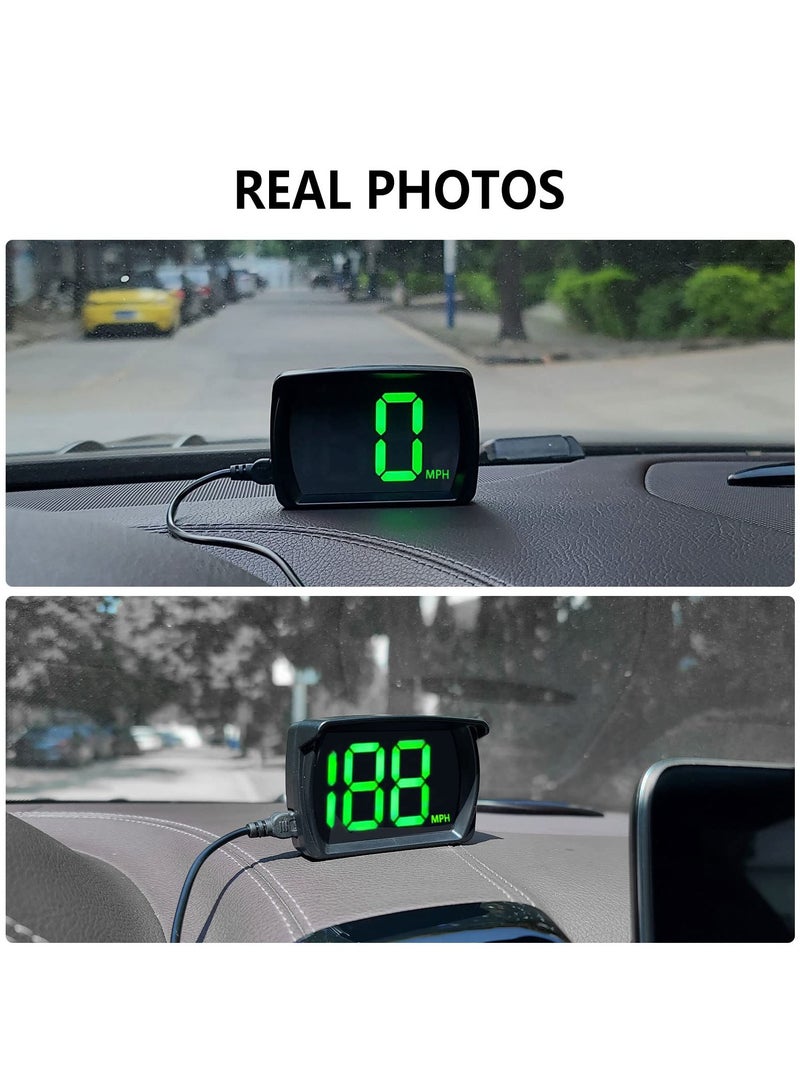 Car Hud  Speedometer Head Up Display for Cars with Speed Mph USB Plug and Play Suitable for All Cars - Image 5