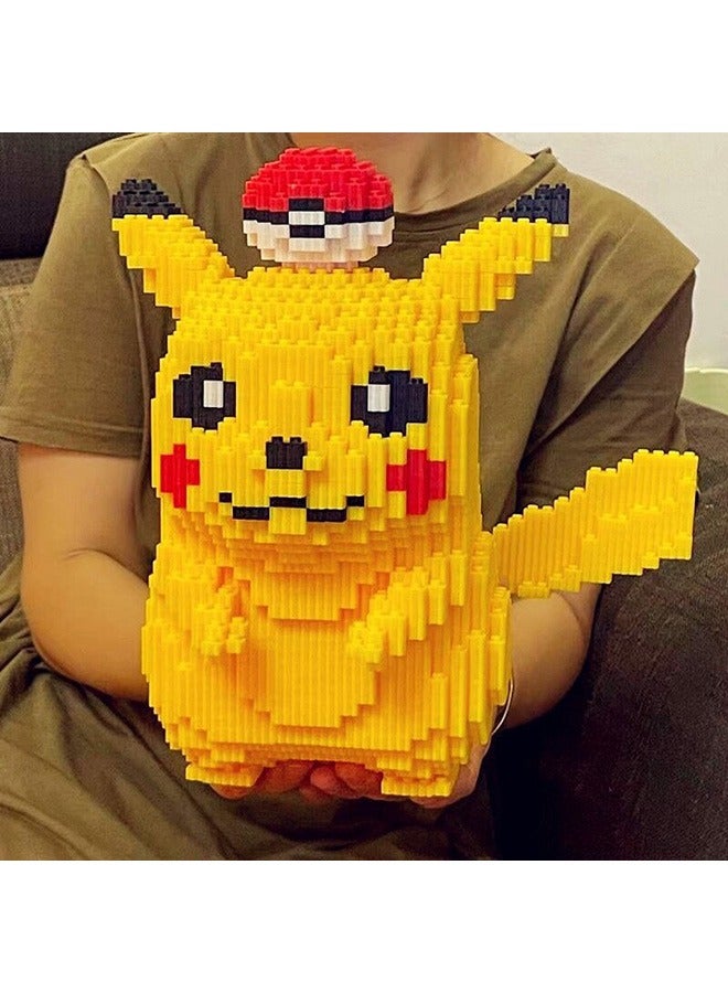 Oversized Pikachu Small Particles Children's Assembled Building Blocks - Image 1