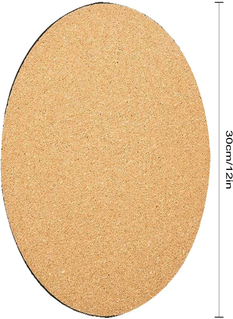 GGOOT - Round Cork Mat | 12in Flower Pot Cork Pad, Waterproof ? Absorbent Plant Saucer - Round Cork Pads for Plants, Flowerpots, Dishes, Glasses, DIY Crafts Supplies - Image 1