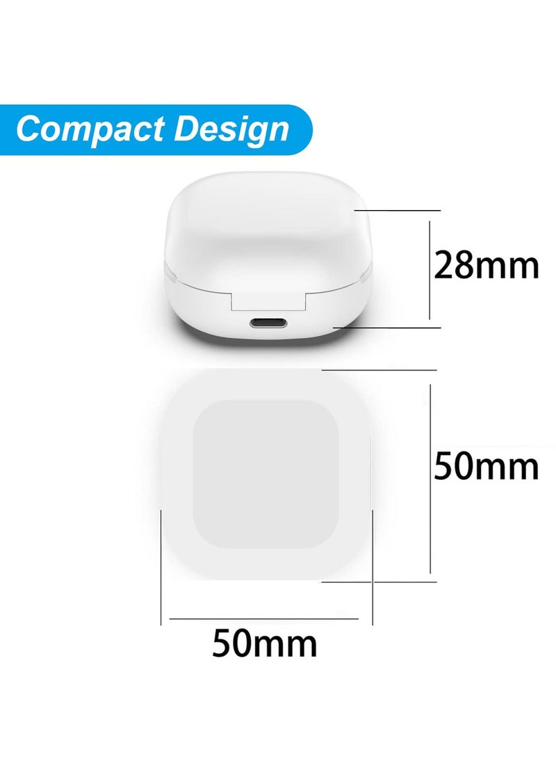 Wired Charging Case for Samsung Galaxy Buds Live, Replacement Charger Dock Station, White Cover for Bluetooth Earbuds - Image 5