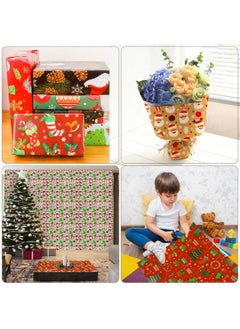 12Pack Folded Large Sheets Of Christmas Wrapping Paper Traditional Gift Wrap, Christmas Decoration,Xmas Festive Designs- Kids Snowman, Santa, Christmas Tree, Snowflake, Reindeer, 74 X 51Cm - pzsku/Z8613E0444F08565AEA55Z/45/_/1735214488/91d4fc69-a9a2-4f61-8841-773fb7a692a4