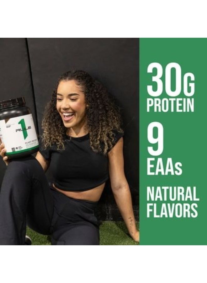 Rule1 Plant Protein Vegan Dark Chocolate 670g | 25g Plant-Based Protein | 20 Servings - Image 2