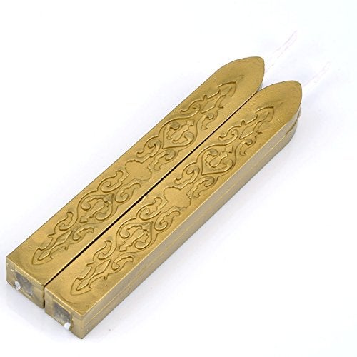 Yoption 5 Pcs Totem Fire Manuscript Sealing Seal Sticks with Wicks Multi-Color Cord Wick Sealing Wax for Postage Letter Retro Vintage Wax Seal Stamp (Lapis Lazuli) - Image 5