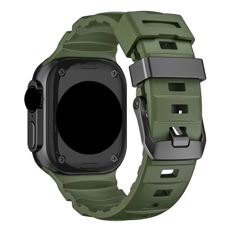 Bluejw Replacement 45mm 49mm 42mm 46mm Luxury FKM Sport Watch Band for Apple Watch Ultra Series 10 9 8 – Durable, Comfortable & Stylish Strap to Replace Your Watch Band - Image 4