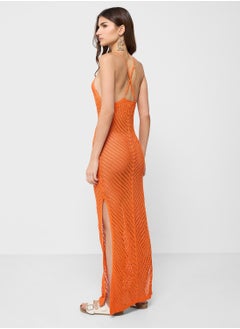 Ginger Strappy Crochet Beach Coverup  - Image 2
