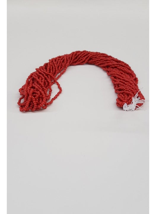 Matte Red Array Sand Beads