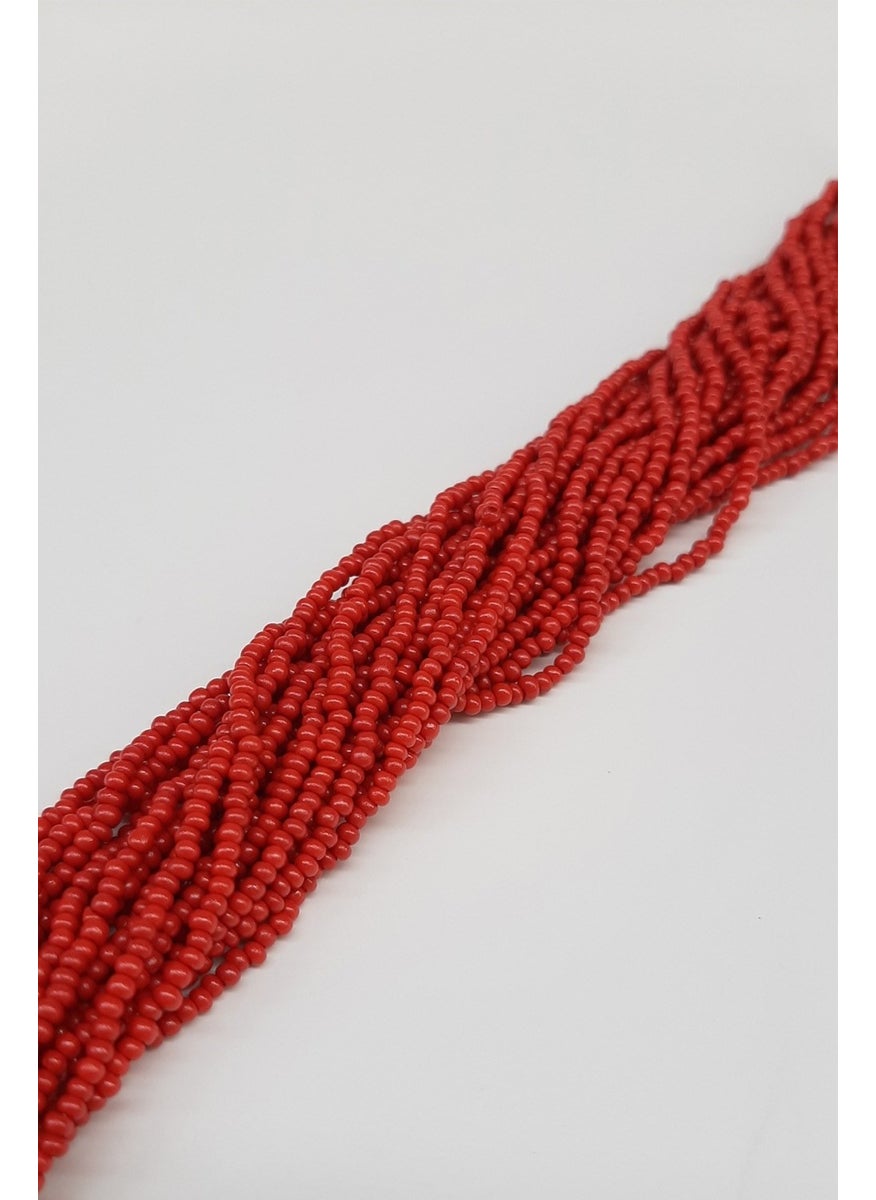 Limelia - Matte Red Array Sand Beads - Image 1