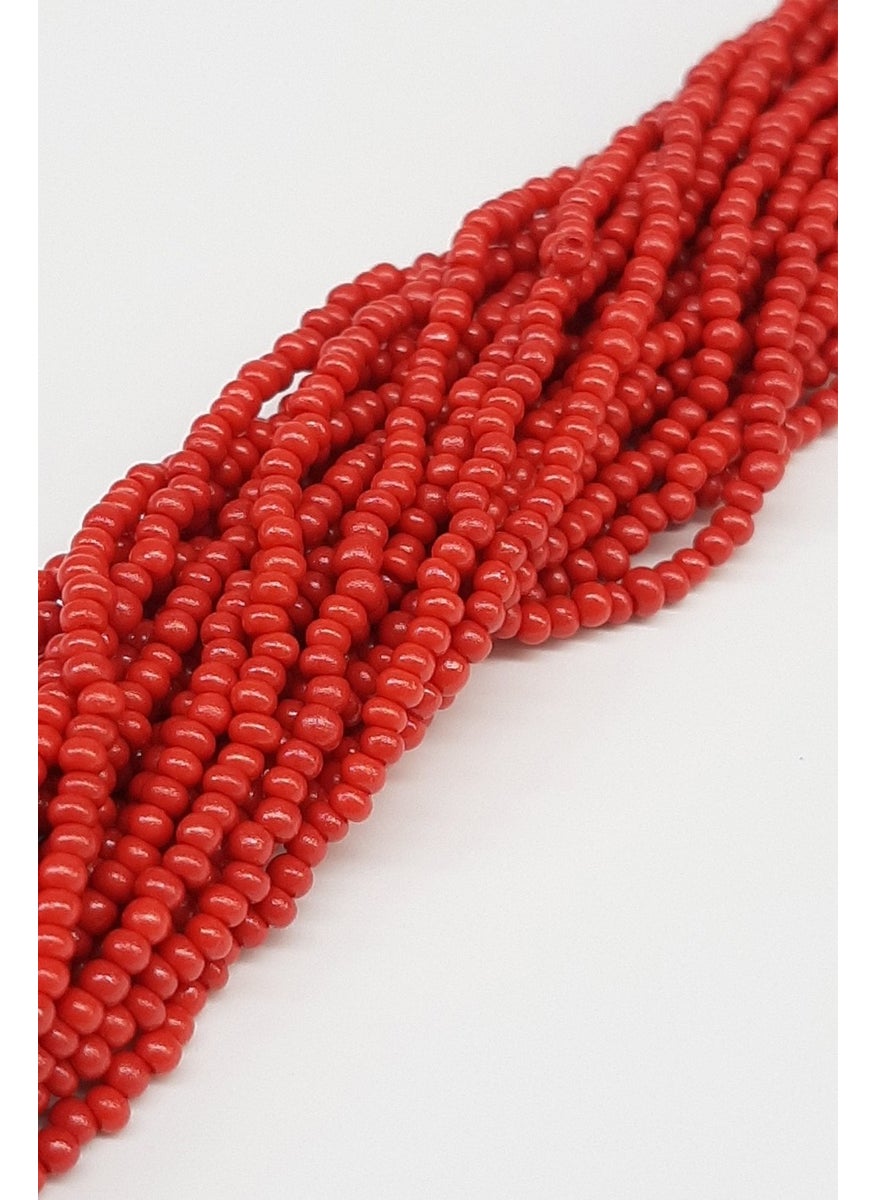 Limelia - Matte Red Array Sand Beads - Image 1