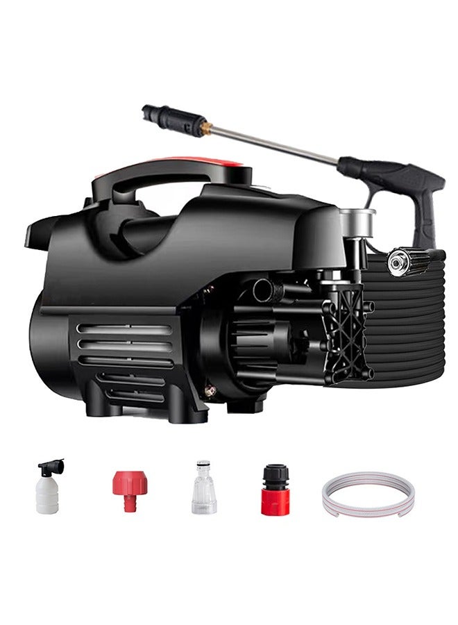 Favarey 3500Psi Electric High Pressure Washer 2000W Power Washer Handheld Car Cleaning Device Nozzle Water Pump with 32ft Hose Detachable Water Gun Electric Pressure Washer for Cleaning Cars Fences Pool - Image 1