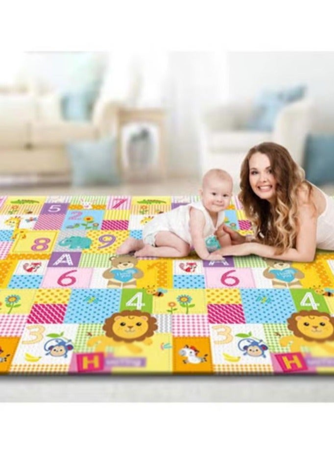 YelaJoy Baby Crawling Mat , 100*180*1 cm Non Toxic Floor Mat,Double-Sided Waterproof Baby Play Mat for Toddler Boy Girl - Image 1