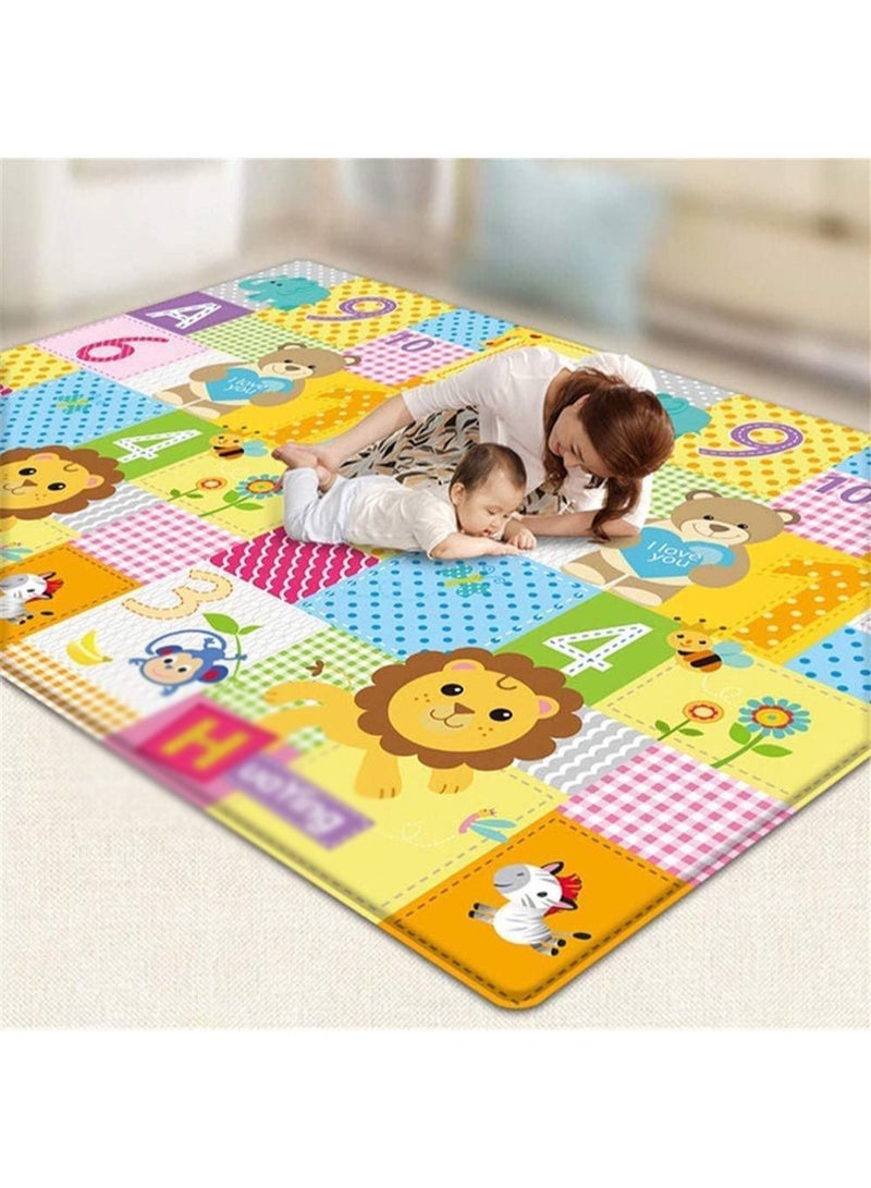 YelaJoy Baby Crawling Mat , 100*180*1 cm Non Toxic Floor Mat,Double-Sided Waterproof Baby Play Mat for Toddler Boy Girl - Image 4