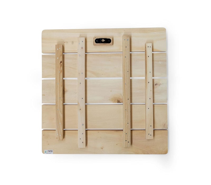 IVEI Wooden DIY Blank Name Plate Base Wood Sheet Craft - Plain Wooden Board Cutouts for Painting Wooden Sheet Craft, Decoupage, Resin Art Work & Decoration (Square) - Image 5