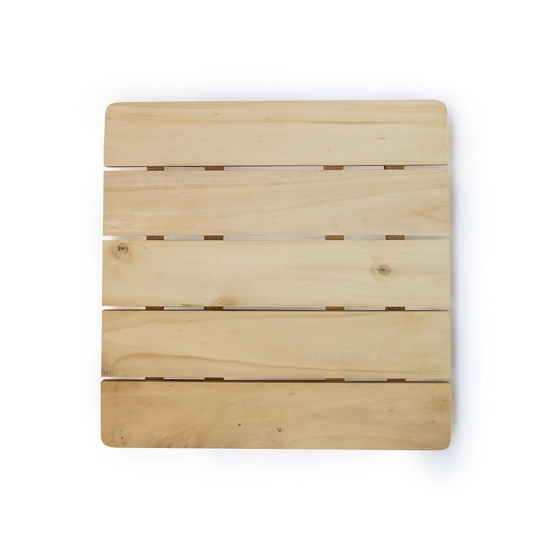 IVEI Wooden DIY Blank Name Plate Base Wood Sheet Craft - Plain Wooden Board Cutouts for Painting Wooden Sheet Craft, Decoupage, Resin Art Work & Decoration (Square) - Image 1