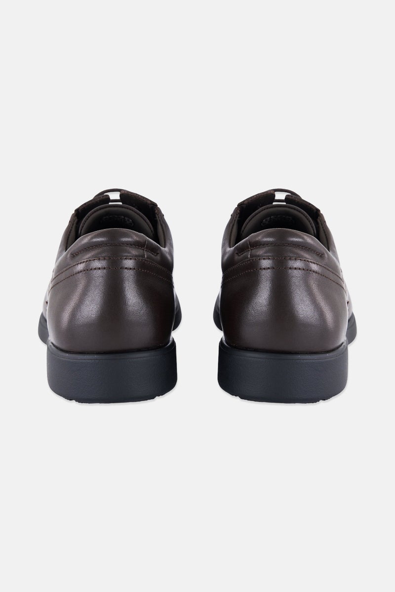 GEOX Men Spherica Ec 11 Lace Up Casual Shoes, Dark Coffee  - Image 4