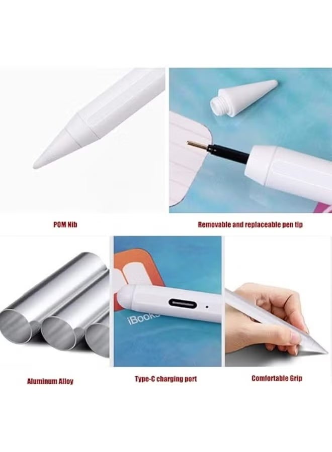 Digital Stylus Pen for iPad with Replaceable Tips, High Precision Touch Pencil for Drawing, Writing, Note Taking and Creative Work, Compatible with Multiple iPad Models - Image 3