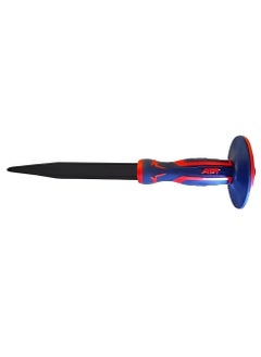 Apt Cold Pointed Chisel with Fiberglass Handle, 18 mm x 350 mm Size, Blue/Red AH20118350  - Image 2