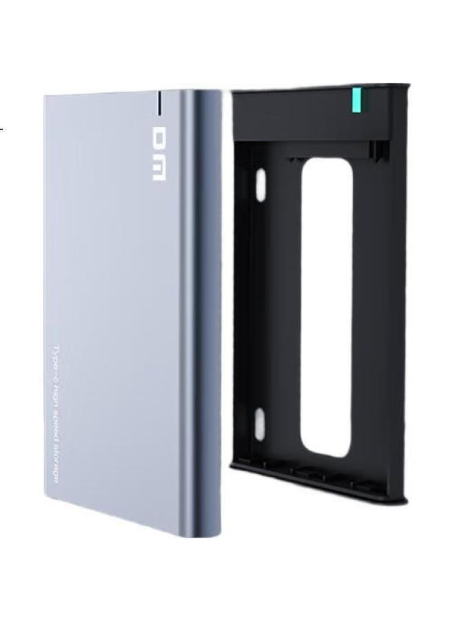 DM Dm Daimai Type-C External Hard Drive Enclosure, 2.5-Inch, Hd002, Gray-Black, Sata3 Interface, Laptop And Desktop External Case For Ssd And Mechanical Hard Drives - Image 3