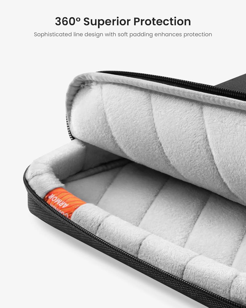 Tomtoc 360 Protective Laptop Case for 13-inch New 2025 MacBook Air M4/A3240, M3/A3113, M2/A2681, M1/A2337, 13 in MacBook Pro M2/M1, 13-in Surface Pro 11th AI PC, Water-Resistant Carrying Bag - Image 5