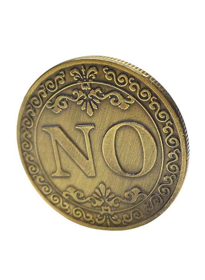 aeen Vintage YES or NO Decision Coin – Collectible Challenge Coin for Games, Gifts & Coin Collectors | Fun Coin - Image 4