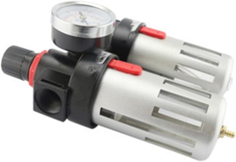 AFC1500 AFC2000 BFC2000 G1/4" Air Filter Regulator Combination Lubricator FRL Two Union Treatment oil water separation(AFC2000) - Image 3