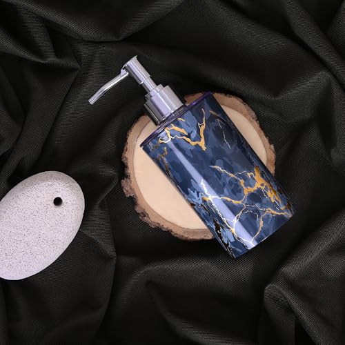 Shenron Refillable Liquid Soap Dispenser, Unbreakable Plastic Dispenser for Sanitizer, Lotion, Shampoo & Handwash Bottle for Kitchen, Bathroom, Shower, Wash Basin, 250ML (Blue Purple Combo, 2 Pcs) - Image 5