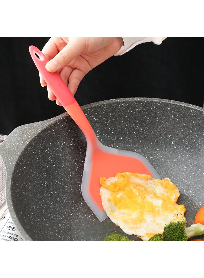 Pancake Silicone Spatula, High Temperature Resistant Non-stick Pan Special Spatula That Does Not Damage The Pot, Baking Spatula, Kitchen Household Cooking Spatula-Specifications:No Specifications-Color:Orange - Image 4