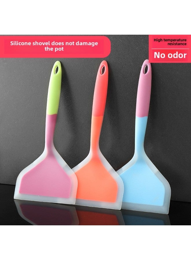 Pancake Silicone Spatula, High Temperature Resistant Non-stick Pan Special Spatula That Does Not Damage The Pot, Baking Spatula, Kitchen Household Cooking Spatula-Specifications:No Specifications-Color:Orange - Image 3