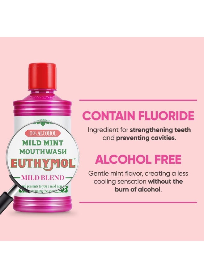 Euthymol Mouthwash Mild Mint 500 ml - Image 2