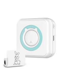 Generic Mini Pocket Sticker Printer, 1Pcs Bluetooth Wireless Portable Mobile Printer Machine Thermal Printer for Notes, Memo, Photo, Pocket Label Receipt Printer Compatible with iOS & Androi  - Image 1