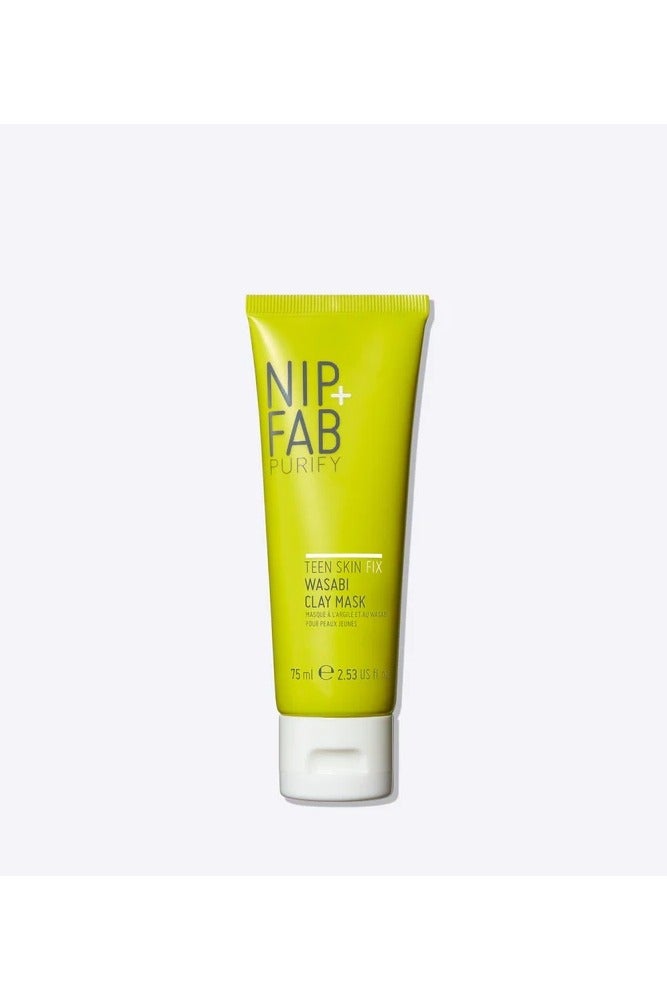 NIP+FAB Teen Skin Fix Wasabi Clay Mask 75ml - Image 1