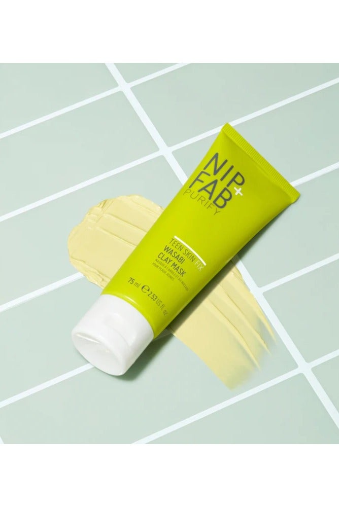 NIP+FAB Teen Skin Fix Wasabi Clay Mask 75ml - Image 2