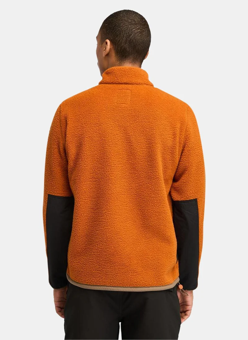 تمبرلاند Men's Sherpa Mix Media Fleece Jacket
