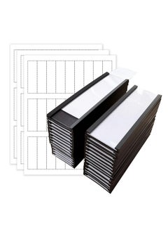 MR-LABEL 30 Pack 1X3 In Magnetic Label Holder With Printable Label ...