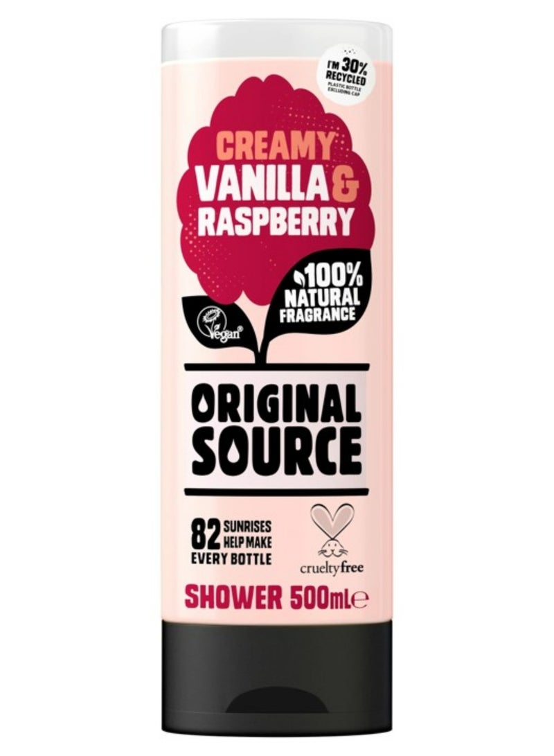 جل استحمام بالفانيليا والتوت 500 مل