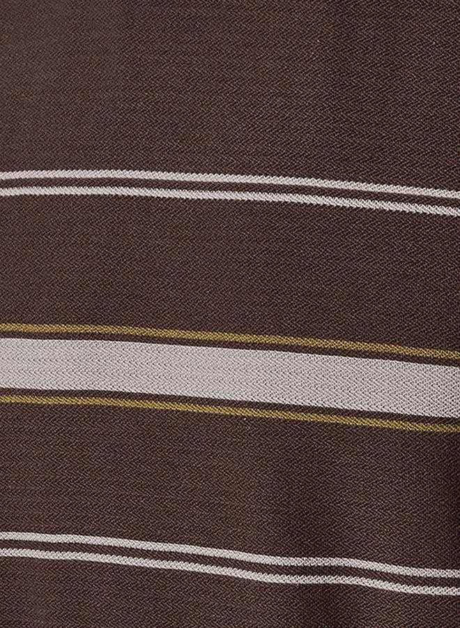 Splash FAV Basic Crew Neck Short Sleeves Striped T-shirt