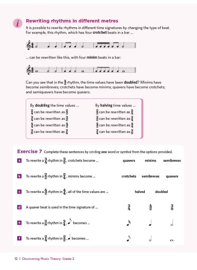 Discovering Music Theory, The ABRSM Grade 2 Workbook  - Image 1
