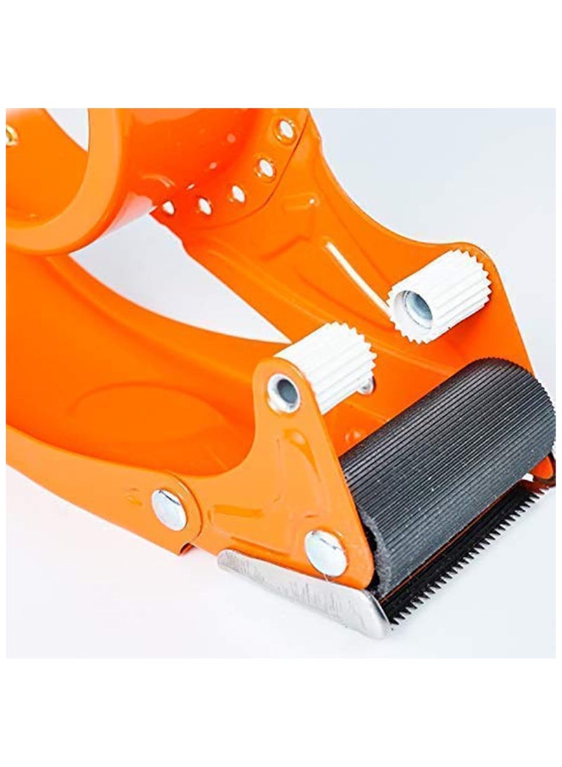 Duravel 2 pcs Tape Dispenser for Packing and Shipping, 2 Inch Tape Dispenser for Packing Packages Lightweight Ergonomic Industrial Heavy Duty Tape Cutter for Couriers - Image 3