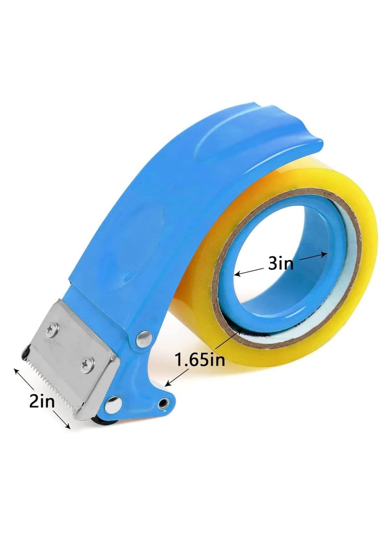 Duravel 2 pcs Tape Dispenser for Packing and Shipping, 2 Inch Tape Dispenser for Packing Packages Lightweight Ergonomic Industrial Heavy Duty Tape Cutter for Couriers - Image 4