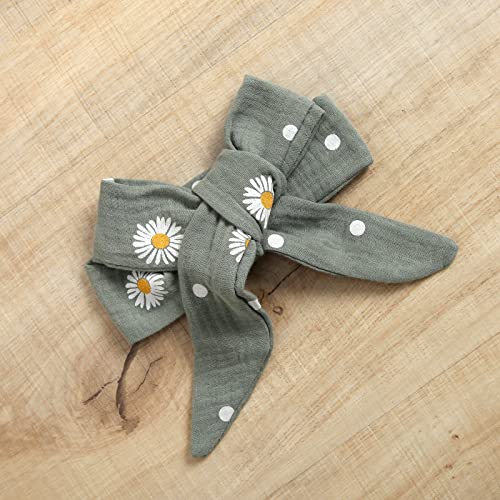 Mubineo Baby Girl Clothes Outfits Cute Flower Romper Daisy Pant Fall Winter Newborn Outfit Sets (Green, 9-12 Months) - Image 4