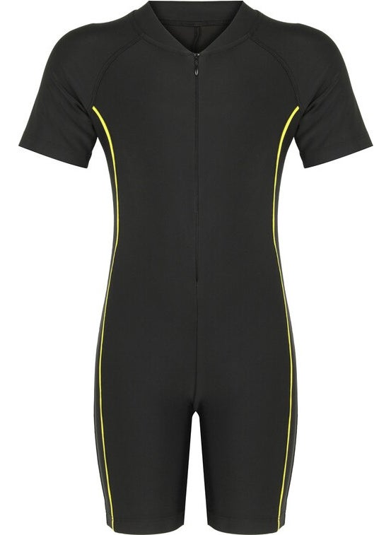 Remsa Mayo Remsa Swimsuit Jumpsuit Short Sleeve Shorts Kids Baby Swim Swimsuit 5155 Black  - Image 4
